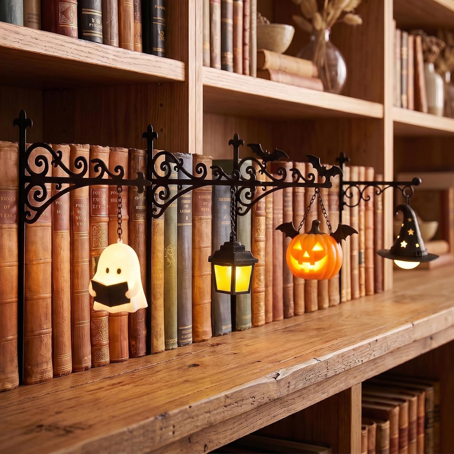 Lighting Design Decor - Library Lantern-Decorative Bookshelf Lighting Reading Nook