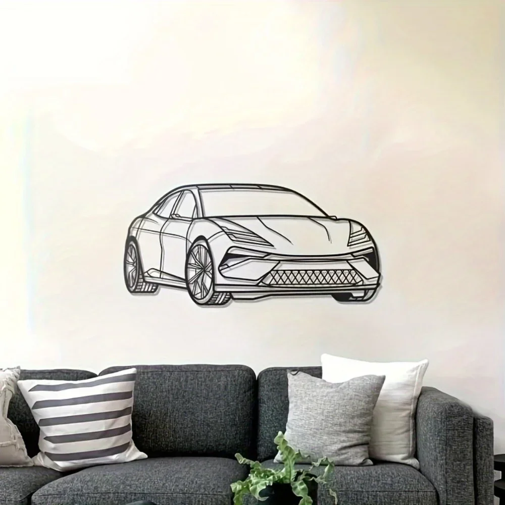 Home Decor Lighting Brands - Brand Classic Car Metal Wall Art