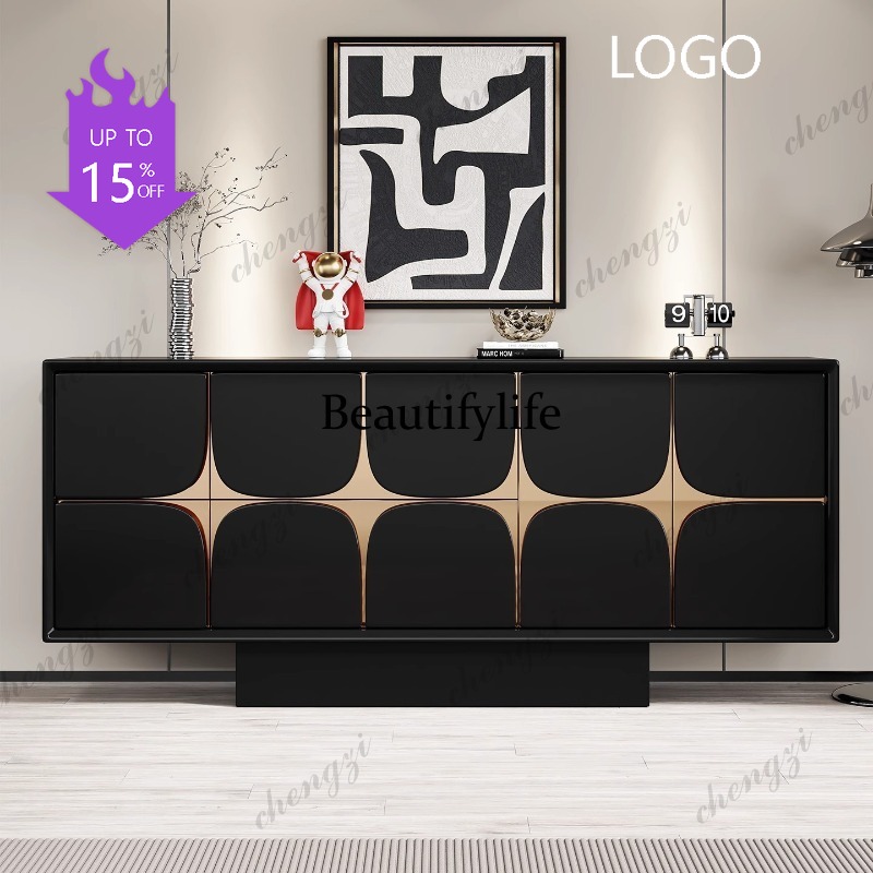Lighting Decor For Bedroom - D1089 Italian light luxury door cabinet