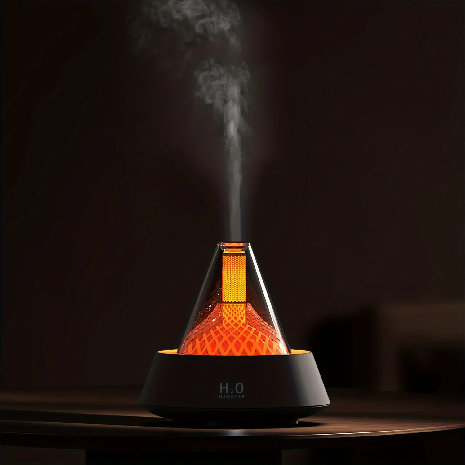 Lava Lamp Desktop - Volcano Humidifier Desktop Mini Lava Aroma