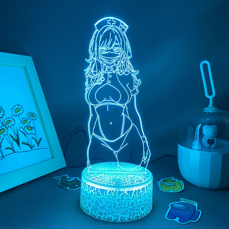 Lava Lamp Desktop - Men's Anime 3D LED Neon Night