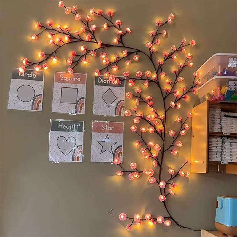 Wall Decor Lighting Tree - Remote Control LED Cherry Blossom Tree