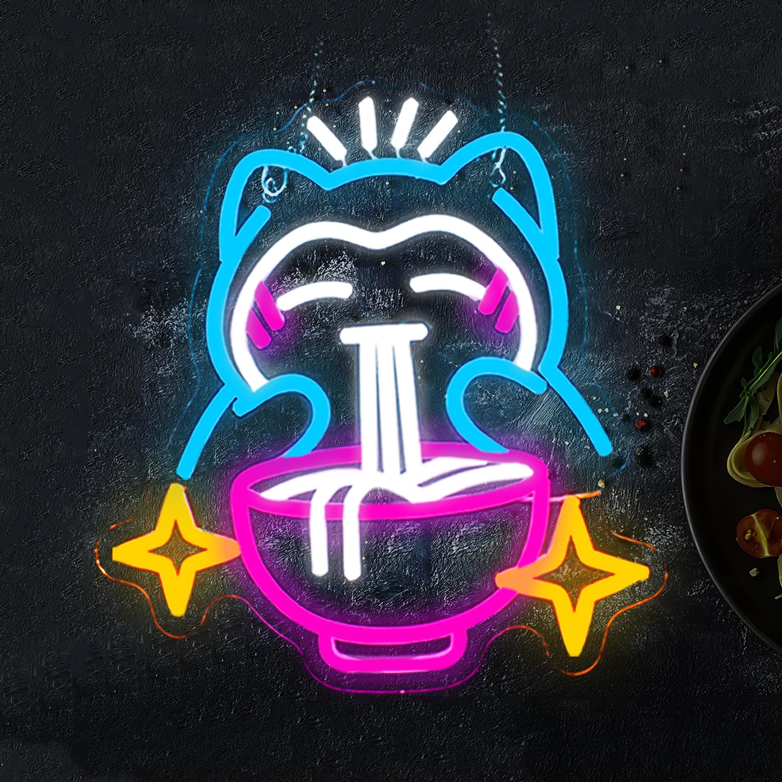 LED Ramen Neon Light - Cute Be - đánh giá và giá Restaurant Lighting Decoration