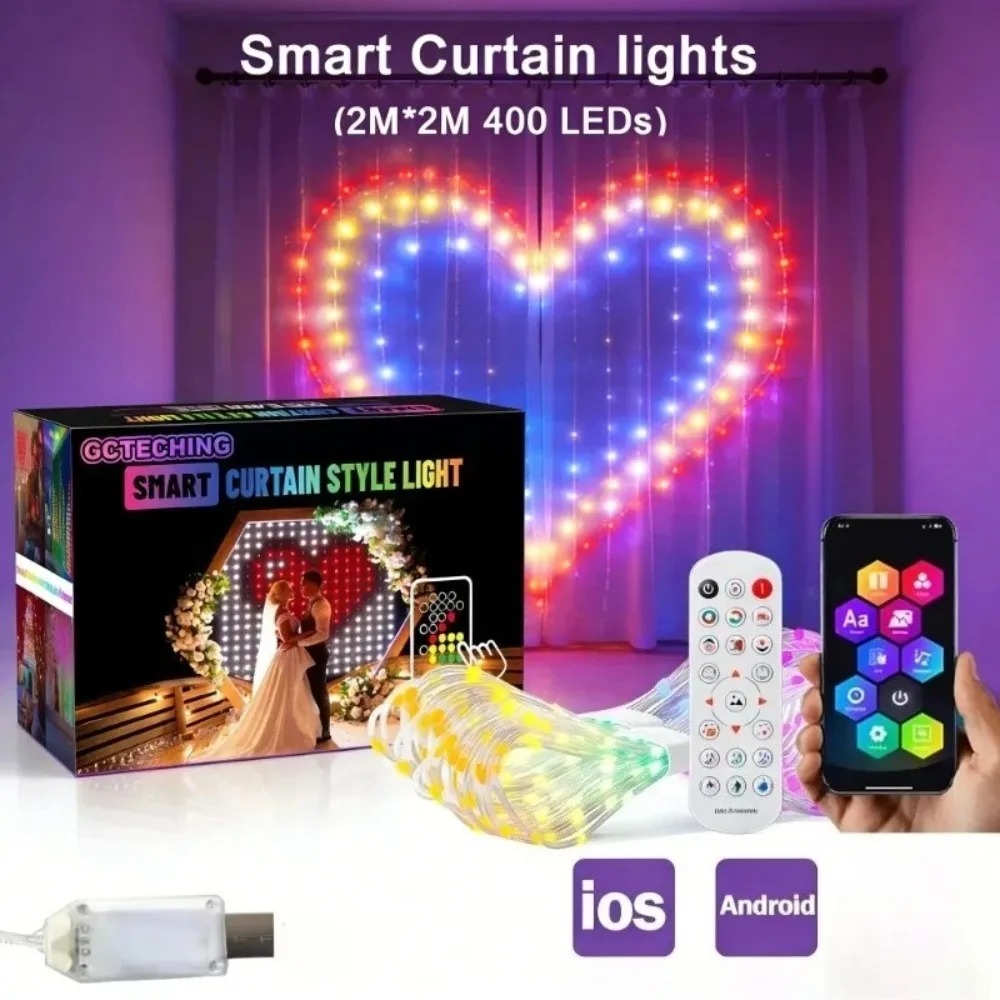 Outdoor LED Pixel Curtain Ligh - đánh giá và giá Lighting Decoration Outdoor