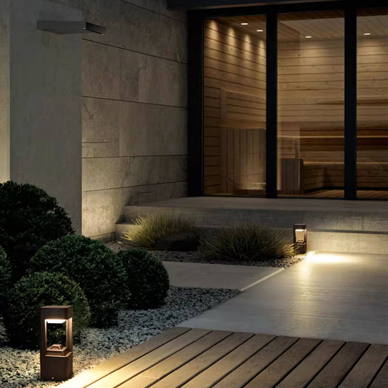 Luminous floor lamp courtyard  - đánh giá và giá Lighting Decoration Outdoor