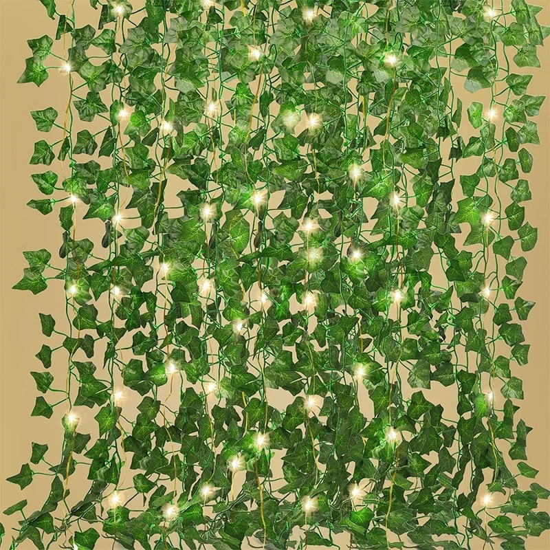 Green Ivy 210cm LED Light Stri - đánh giá và giá Wall Decor Lighting Tree