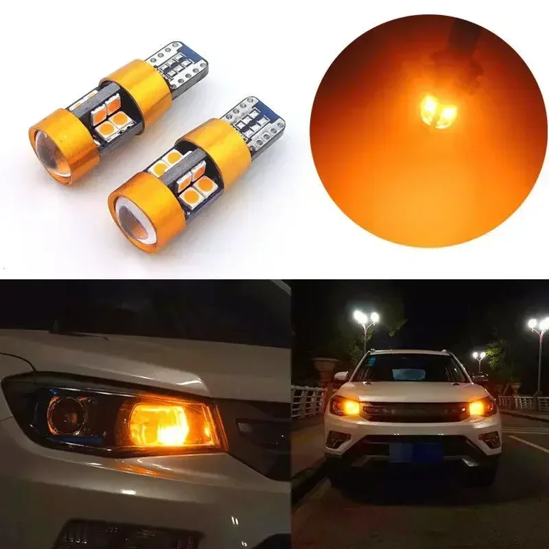2Pcs Car T10 12V LED Signal Li - đánh giá và giá Orange Lighting Decor