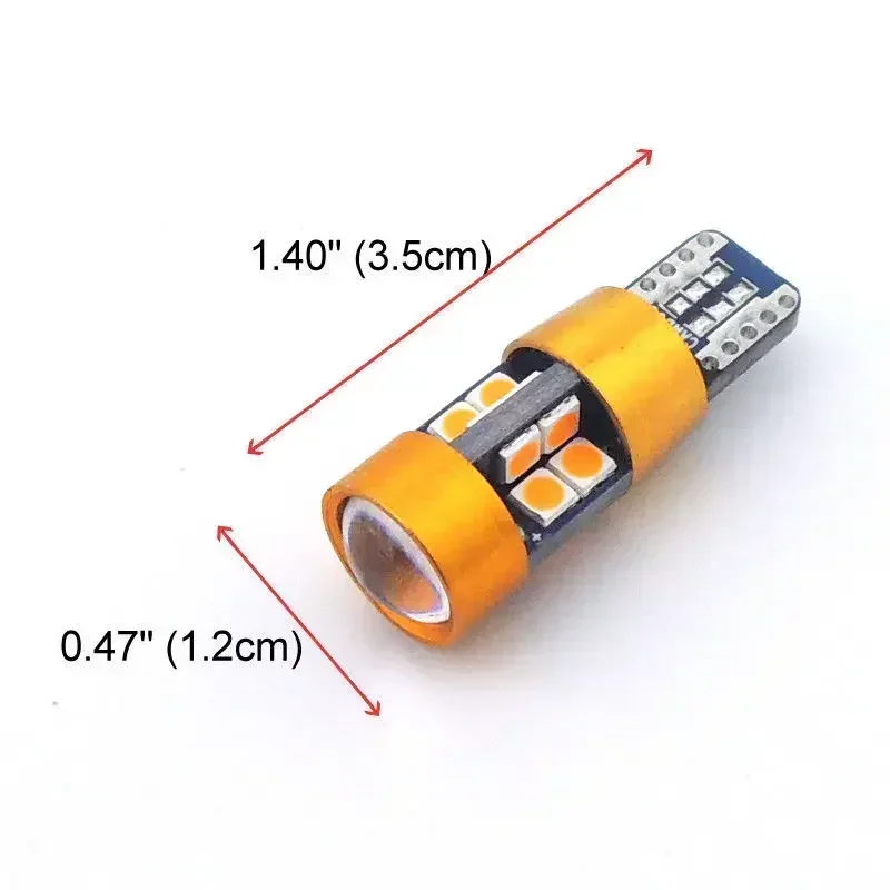 2Pcs Car T10 12V LED Signal Li - đánh giá và giá Orange Lighting Decor