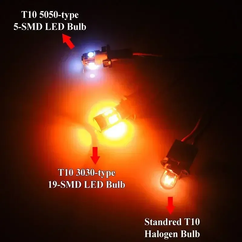 2Pcs Car T10 12V LED Signal Li - đánh giá và giá Orange Lighting Decor