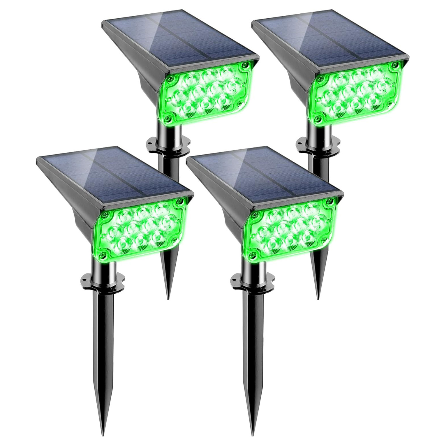 4pcs Solar Spotlight Outdoor G - đánh giá và giá Wall Decor Lighting Tree