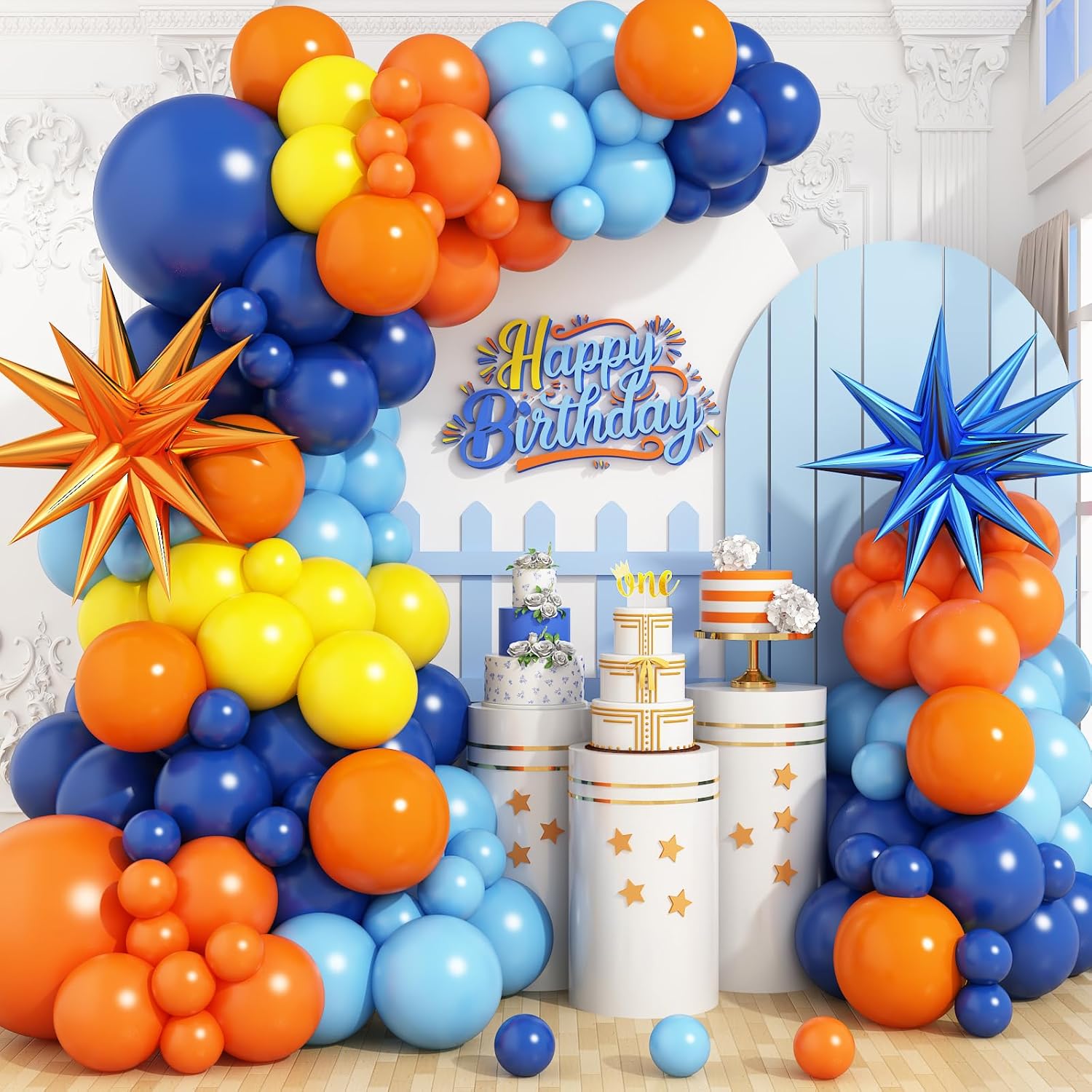 Fantasy Balloon Arch Kit, Oran - đánh giá và giá Orange Lighting Decor