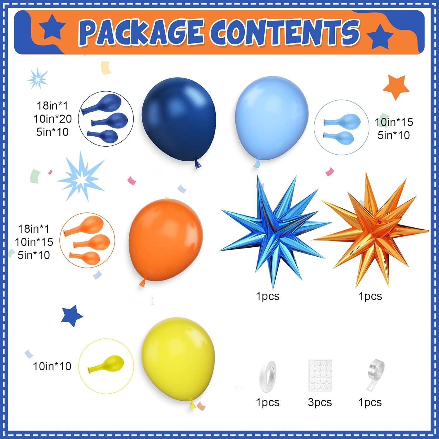 Fantasy Balloon Arch Kit, Oran - đánh giá và giá Orange Lighting Decor