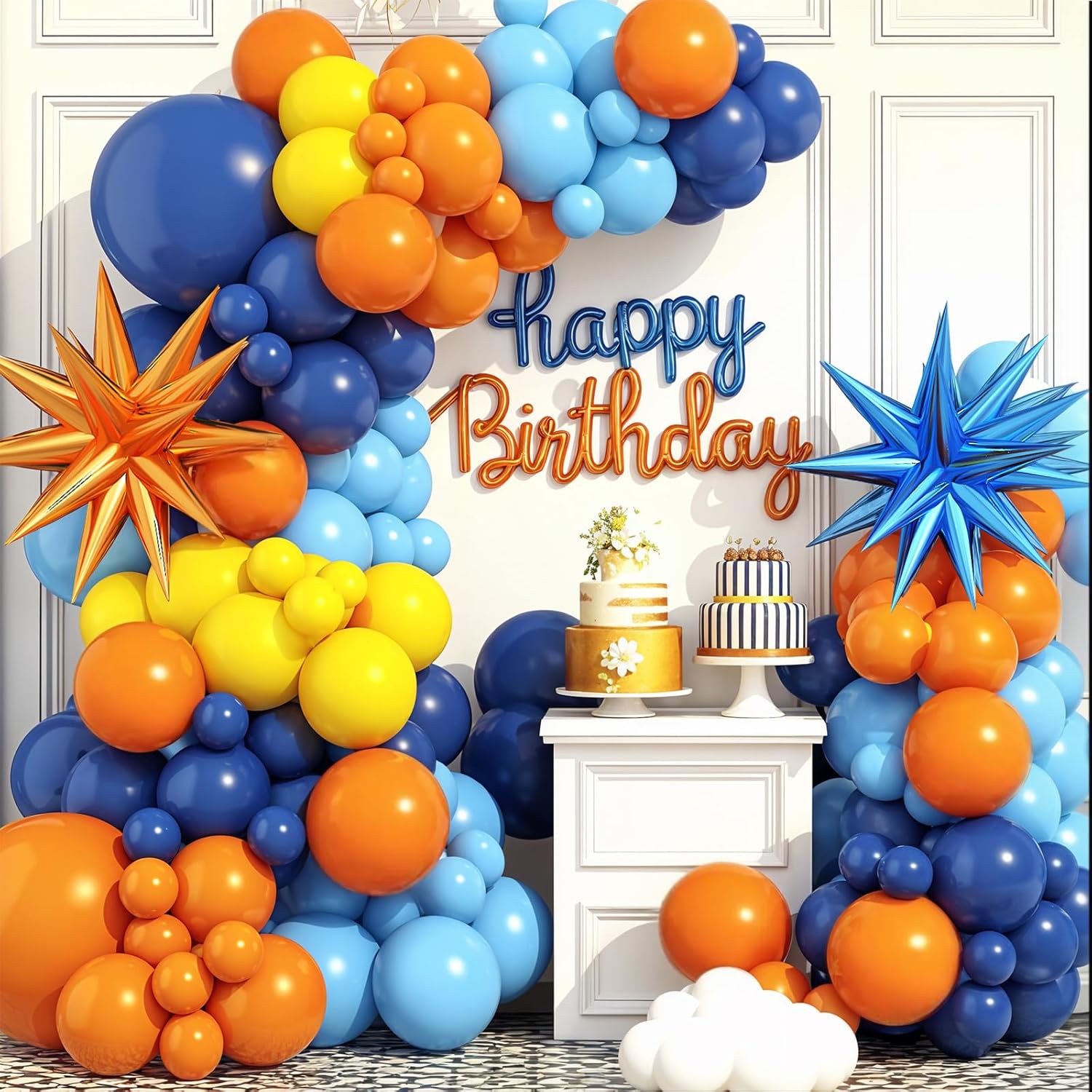 Fantasy Balloon Arch Kit, Oran - đánh giá và giá Orange Lighting Decor