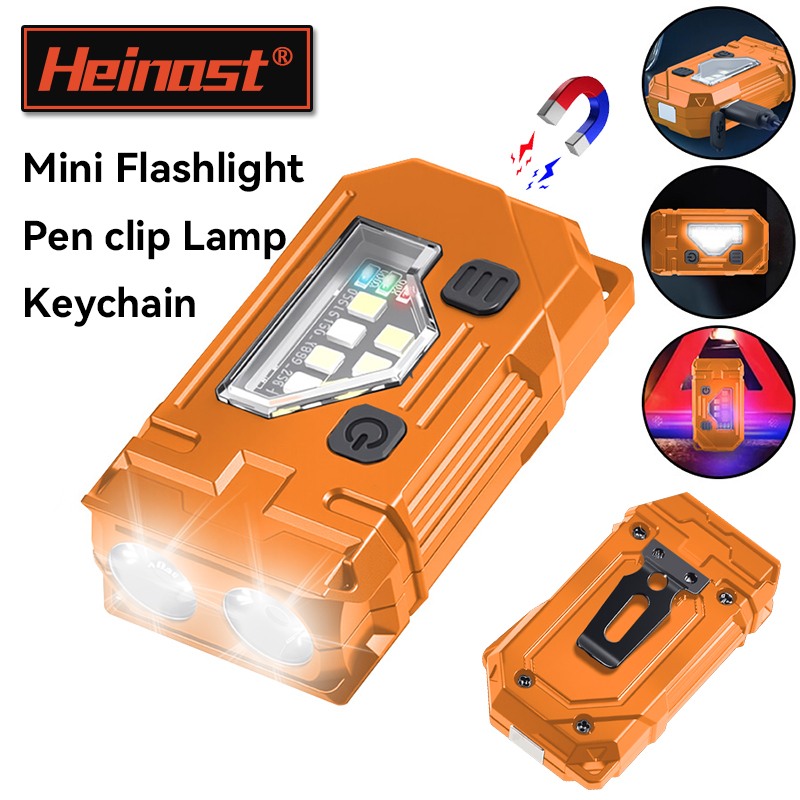 Mini Keychain EDC Flashlight R - đánh giá và giá Orange Lighting Decor