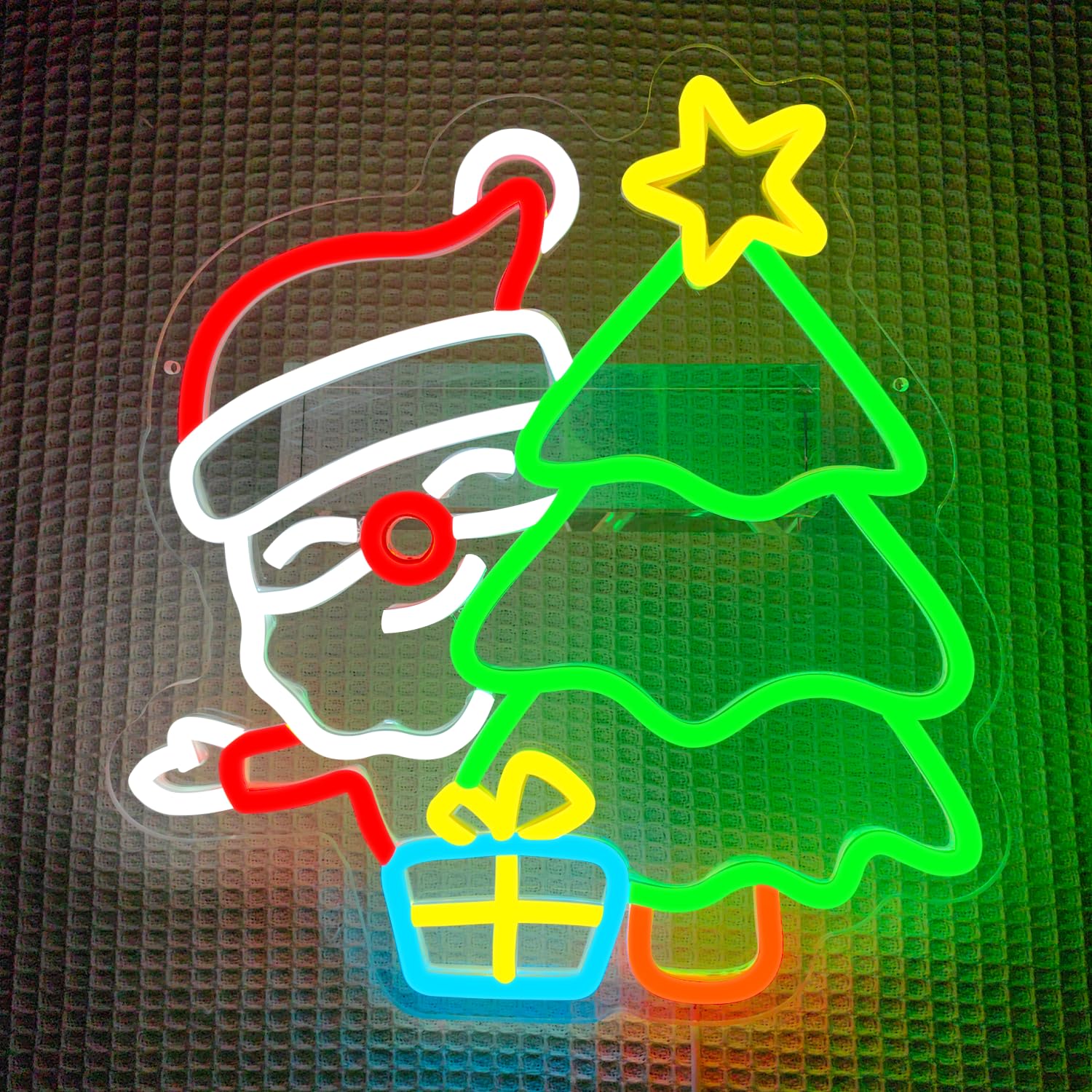 Santa Neon Sign for Wall Decor - đánh giá và giá Wall Decor Lighting Tree