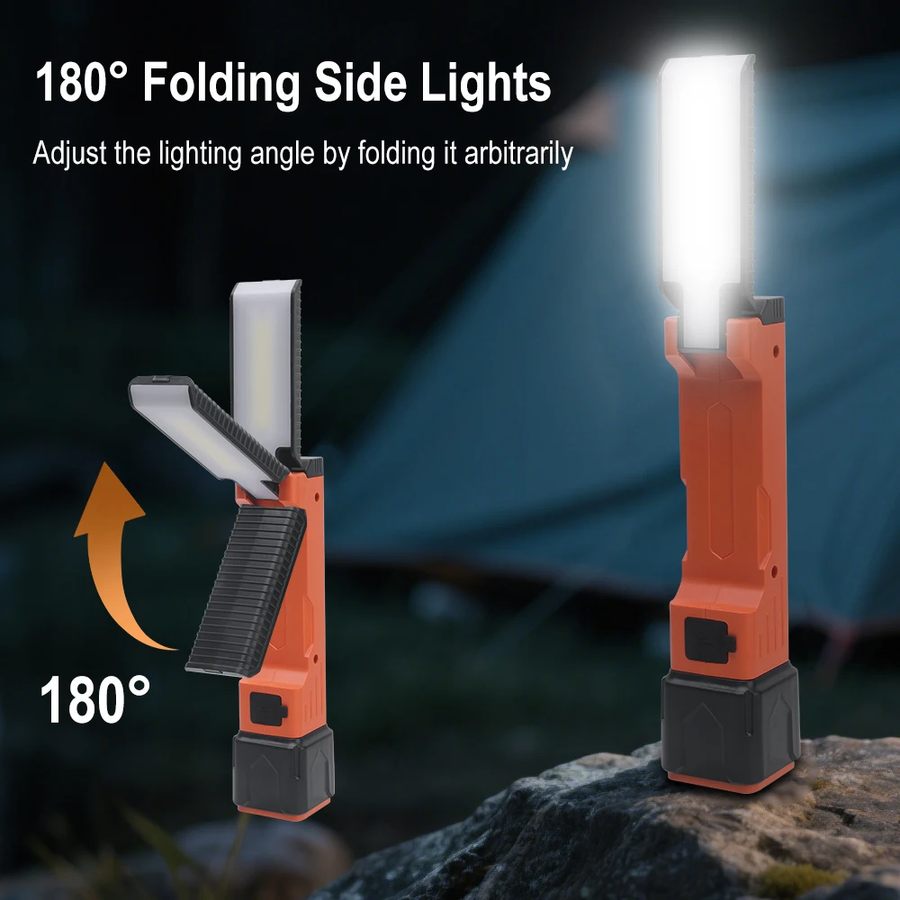 BORUiT 300LM LED Work Light Zo - đánh giá và giá Orange Lighting Decor