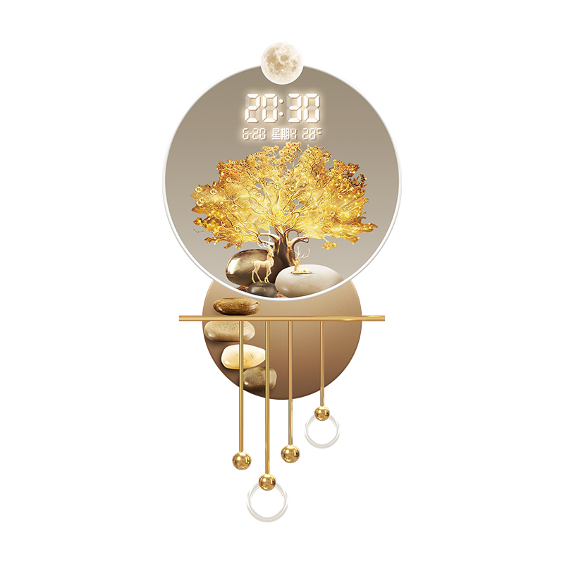 Light luxury style, wealth tre - đánh giá và giá Wall Decor Lighting Tree