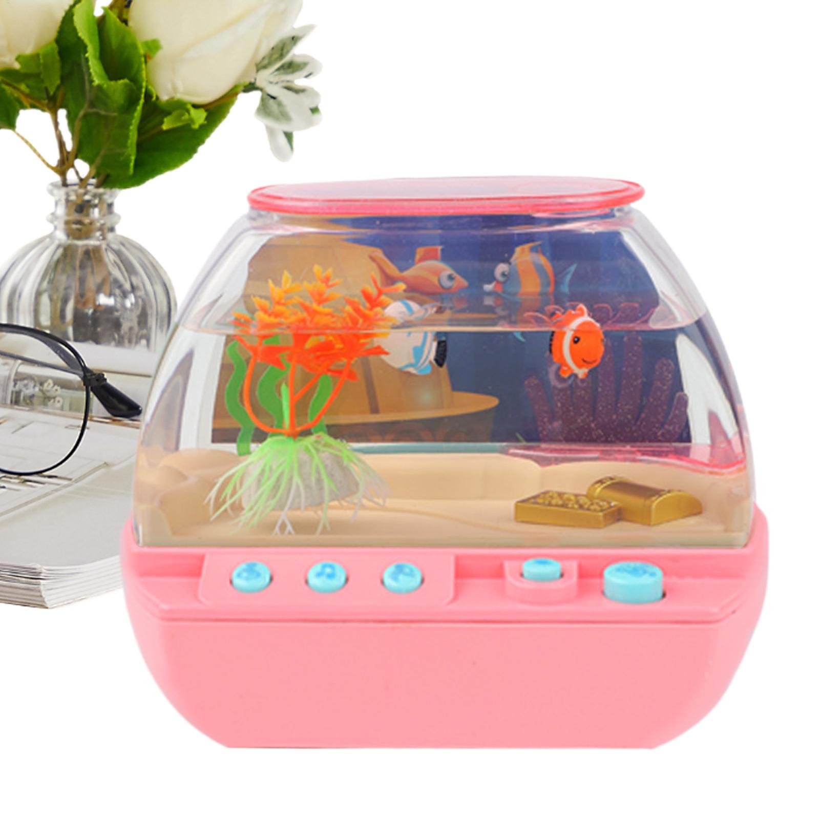 Toy Fish Tank Home Decoration  - đánh giá và giá Lighting Decor For Living Room