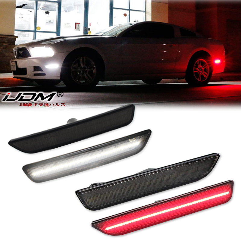2pcs Car Front Rear Bumper Sid - đánh giá và giá Orange Lighting Decor