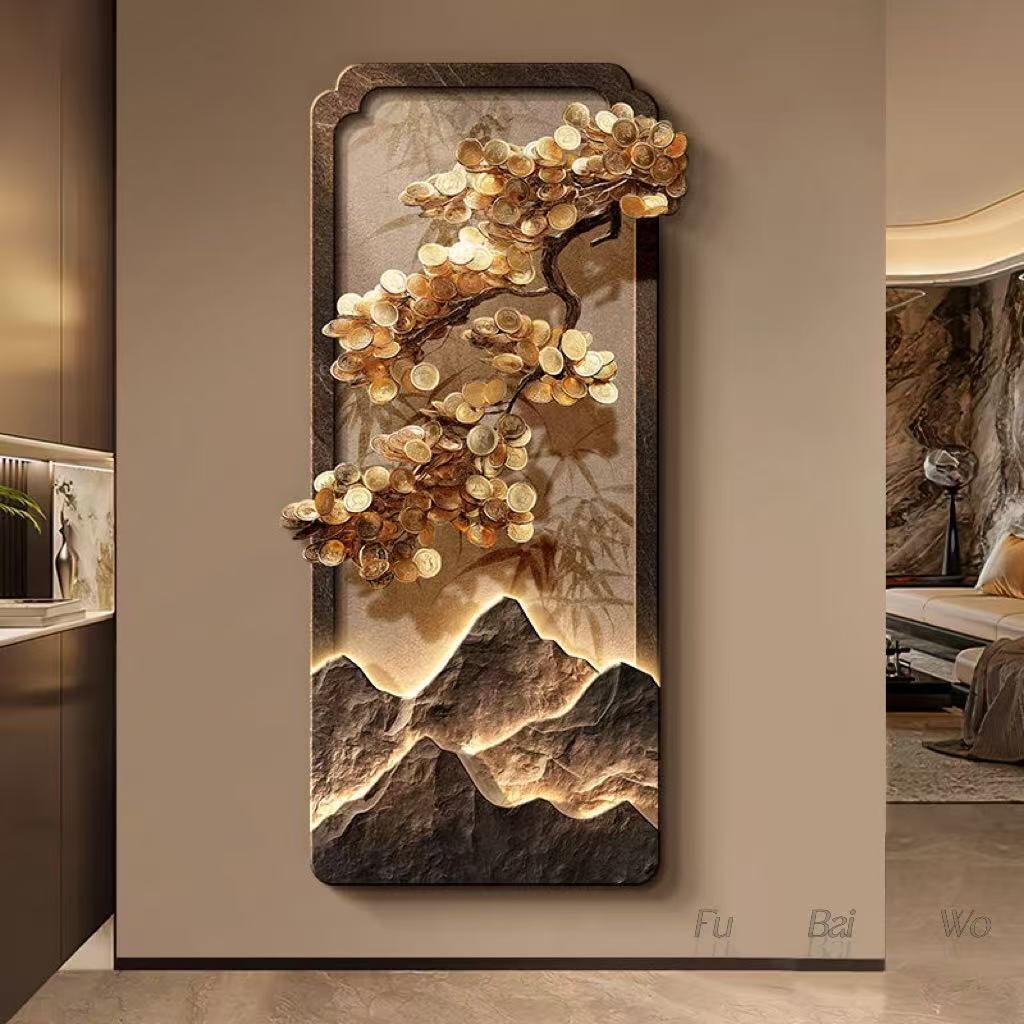 New Chinese style luxury tree  - đánh giá và giá Wall Decor Lighting Tree