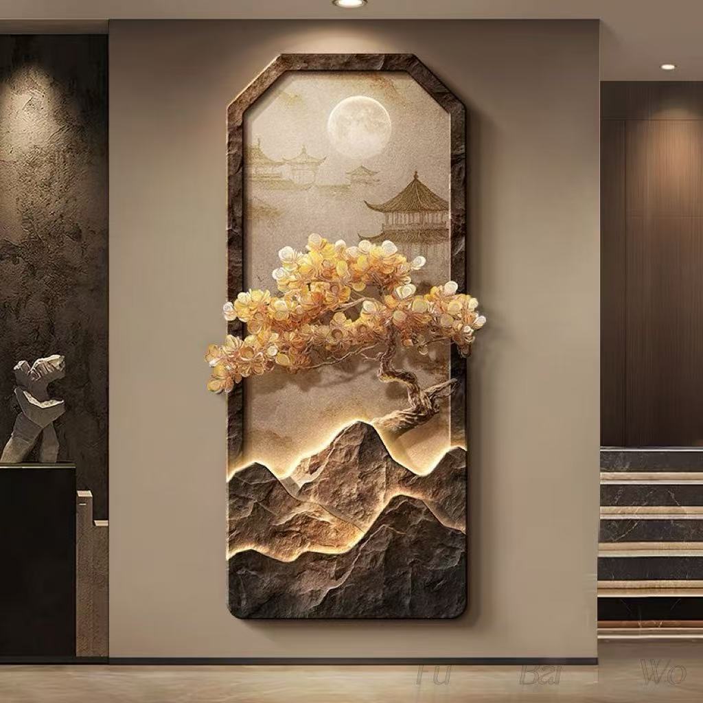 New Chinese style luxury tree  - đánh giá và giá Wall Decor Lighting Tree