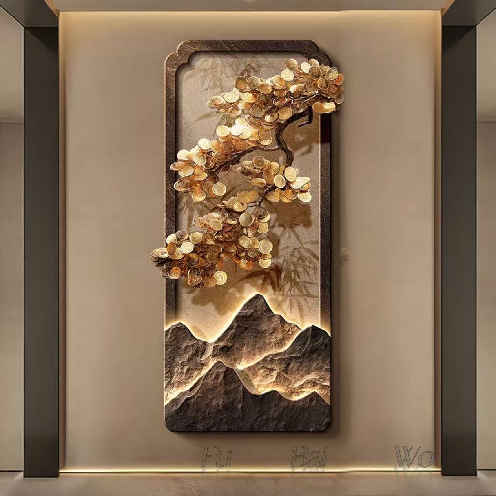 New Chinese style luxury tree  - đánh giá và giá Wall Decor Lighting Tree