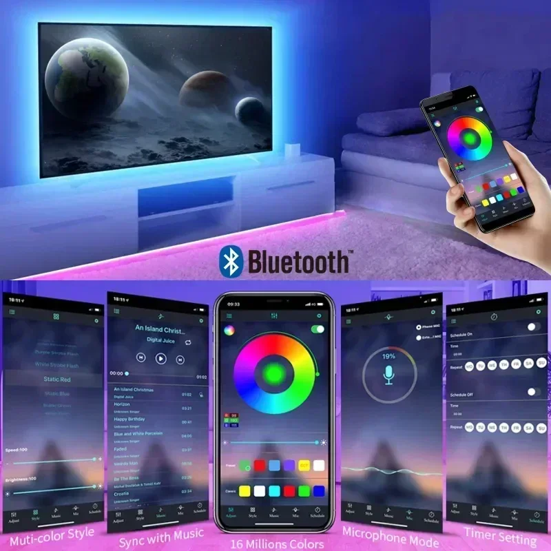 Smart RGB LED Gaming Light Str - đánh giá và giá Lighting Design Decor