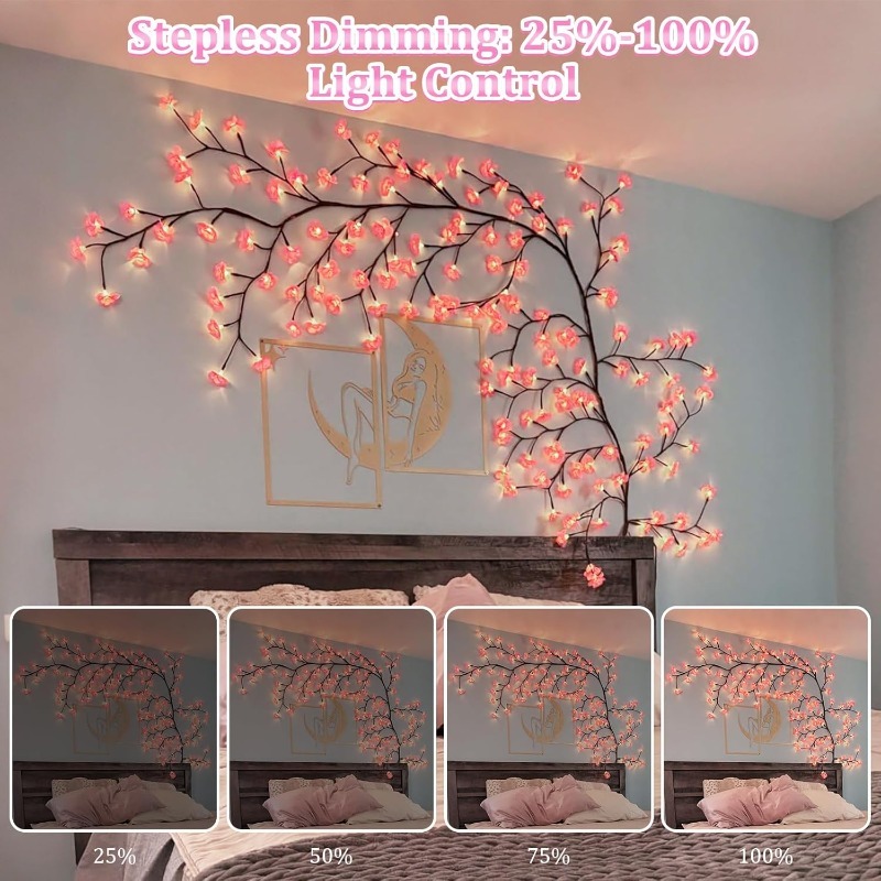 LED Cherry Blossom Tree Branch - đánh giá và giá Wall Decor Lighting Tree