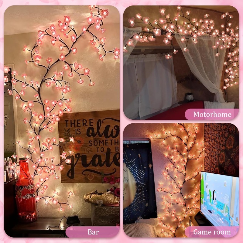 LED Cherry Blossom Tree Branch - đánh giá và giá Wall Decor Lighting Tree