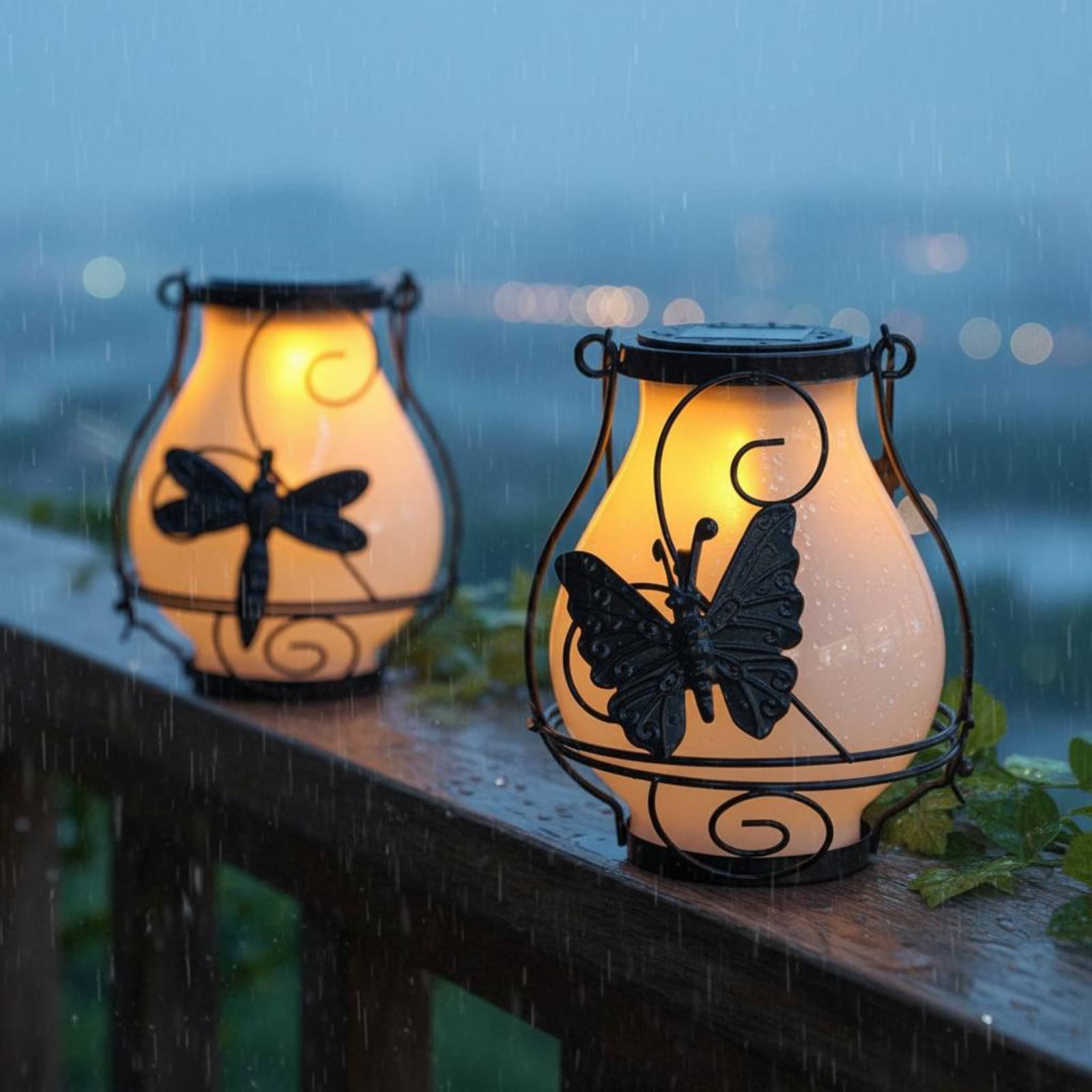 Solar Butterfly Lantern Waterp - đánh giá và giá Lighting Decoration Outdoor