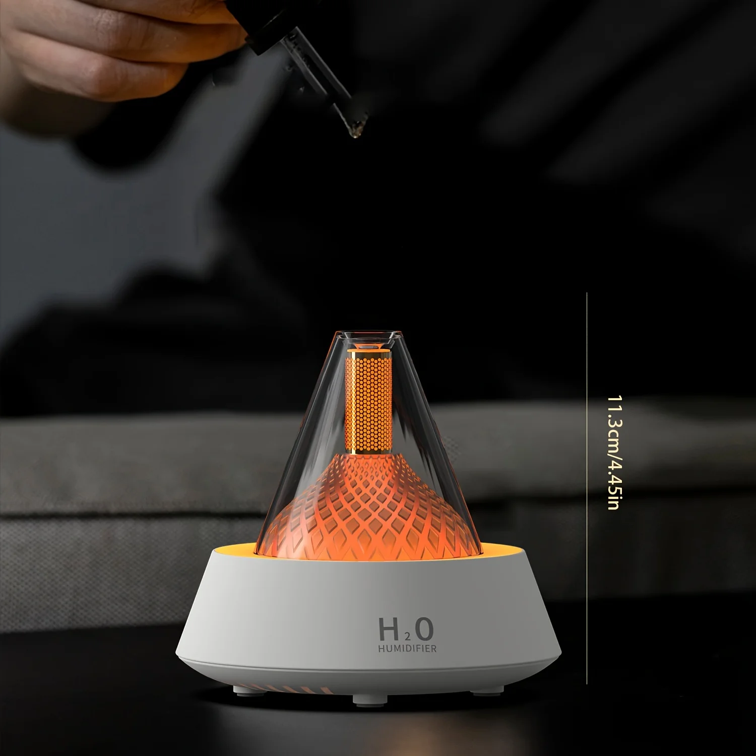 Volcano Humidifier Desktop Min - đánh giá và giá Lava Lamp Desktop