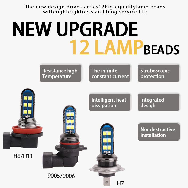 2 Chiếc 7 Màu Xanh Cam H7 H11  - đánh giá và giá Orange Lighting Decor