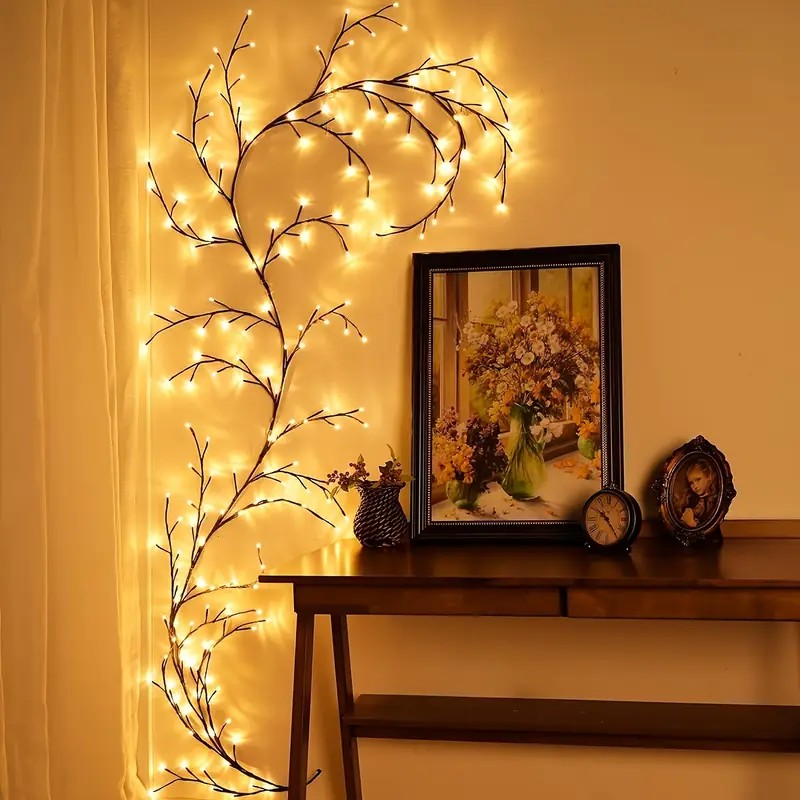 144 LEDs String Light Tree Bra - đánh giá và giá Wall Decor Lighting Tree