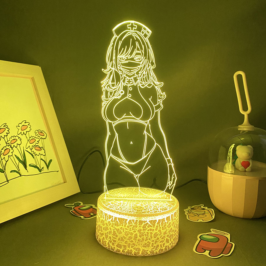 Men's Anime 3D LED Neon Night  - đánh giá và giá Lava Lamp Desktop