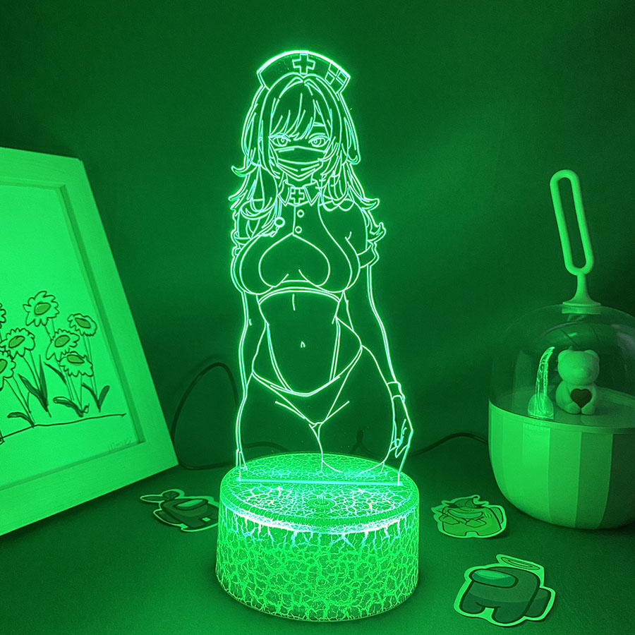 Men's Anime 3D LED Neon Night  - đánh giá và giá Lava Lamp Desktop