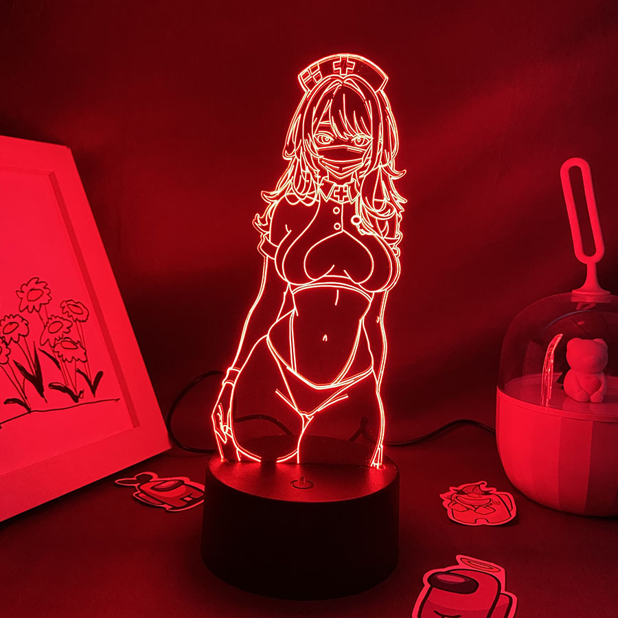 Men's Anime 3D LED Neon Night  - đánh giá và giá Lava Lamp Desktop