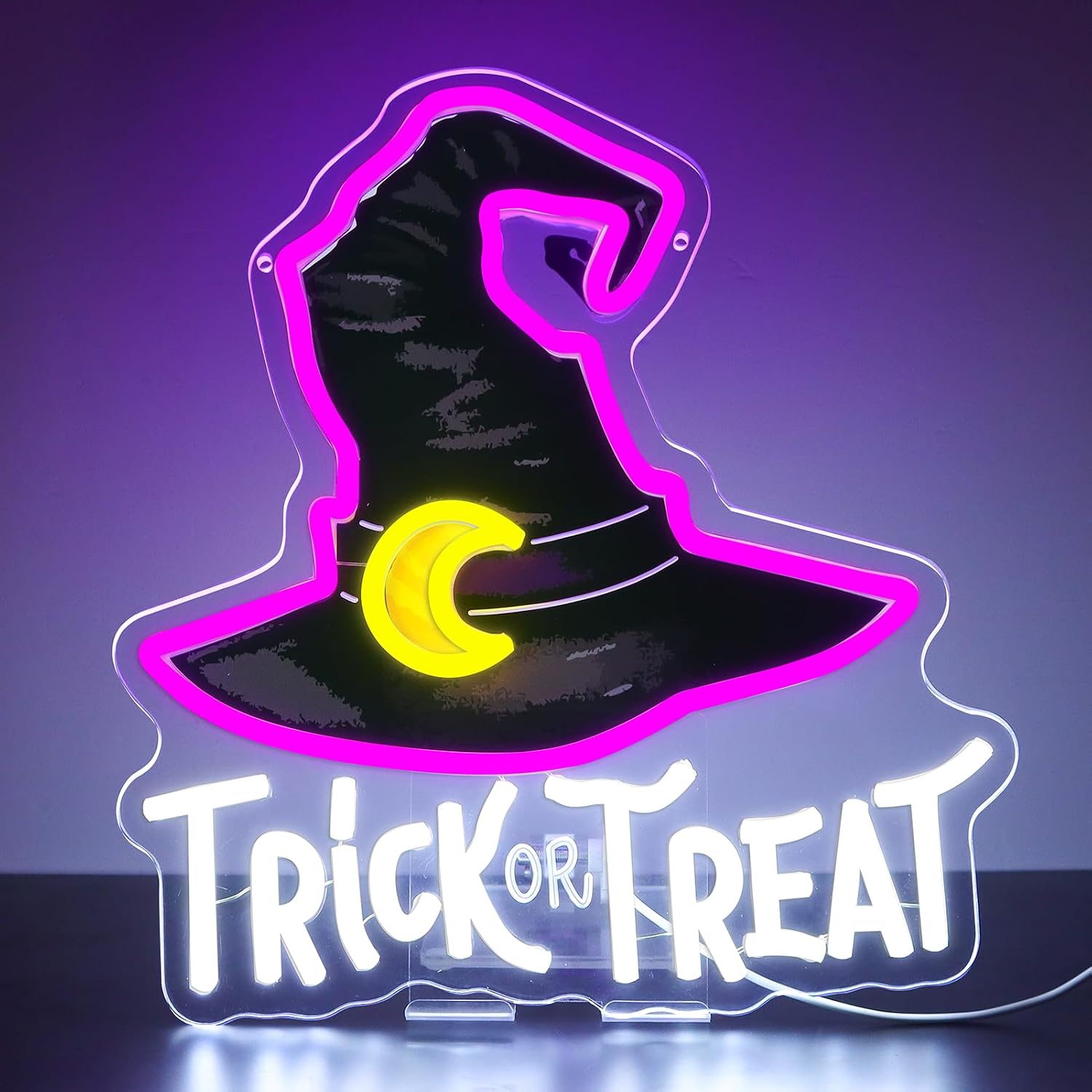 Trick Or Treat Witch Hat Neon  - đánh giá và giá Home Decor Lighting Tricks