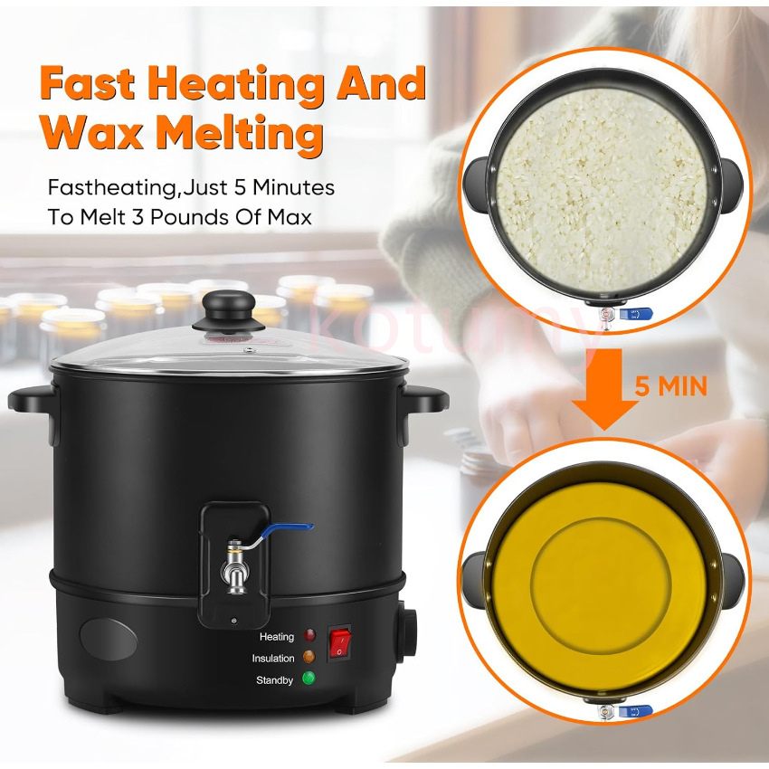 6L Small  Wax Melter Paraffin  - đánh giá và giá Wax Melter Electric