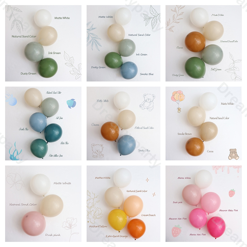5/10/12/18inch Pastel Balloon  - đánh giá và giá Orange Lighting Decor