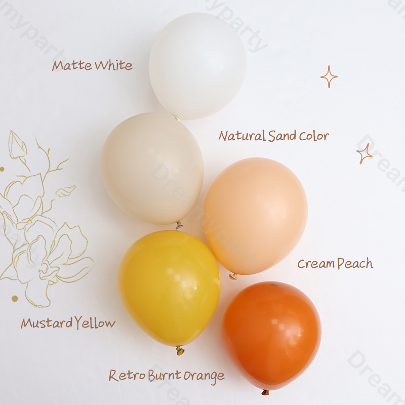 5/10/12/18inch Pastel Balloon  - đánh giá và giá Orange Lighting Decor