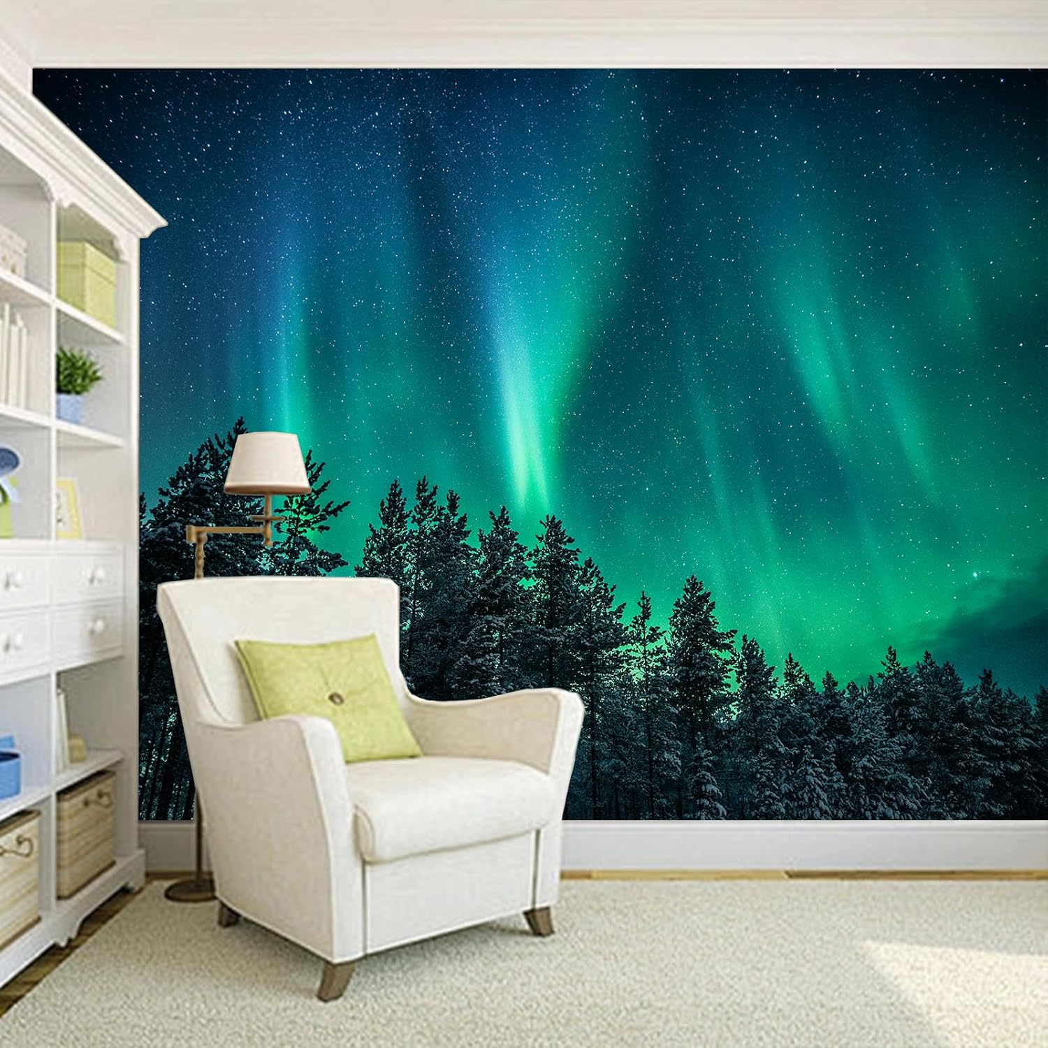 Large Northern Lights Tapestry - đánh giá và giá Wall Decor Lighting Tree