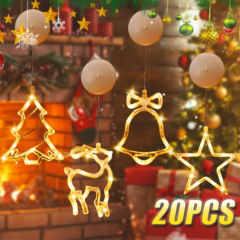 1-20PCS LED Christmas Suction  - đánh giá và giá Wall Decor Lighting Tree