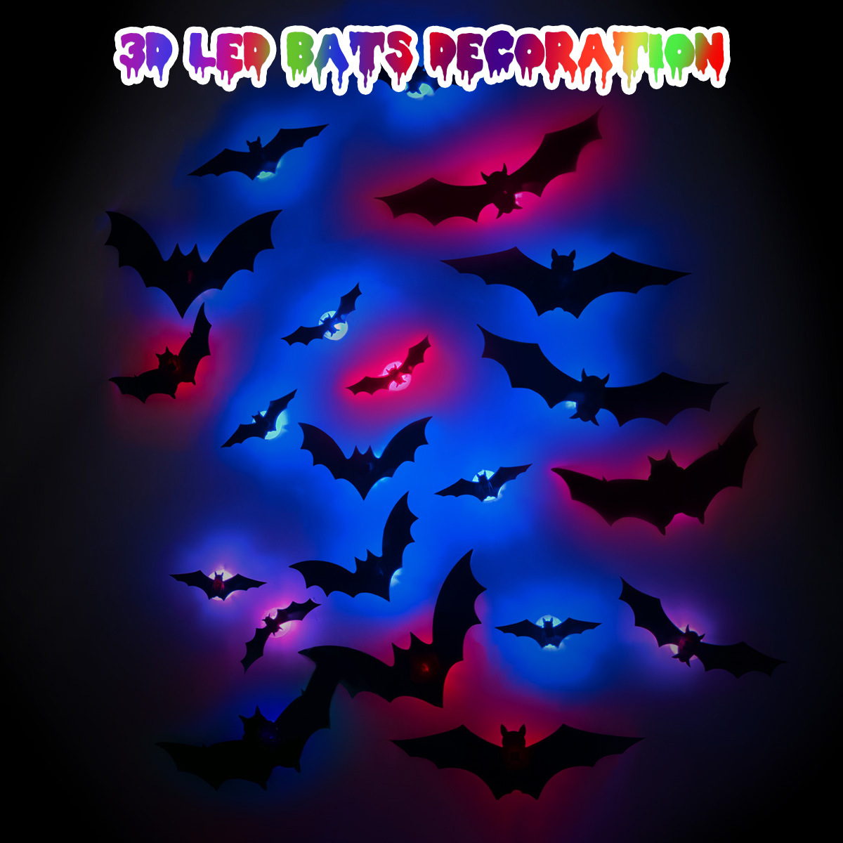 Generic Halloween 3D Bat Led W - đánh giá và giá Lighting Home Decor Products