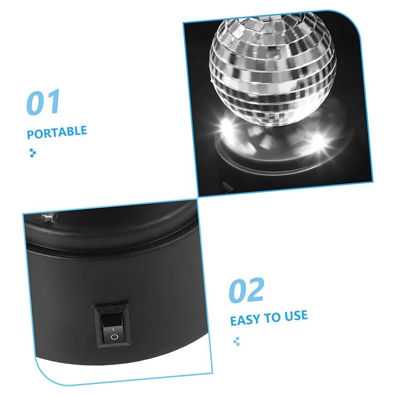 AB41-Battery-Powered Rotating  - đánh giá và giá Restaurant Lighting Decoration